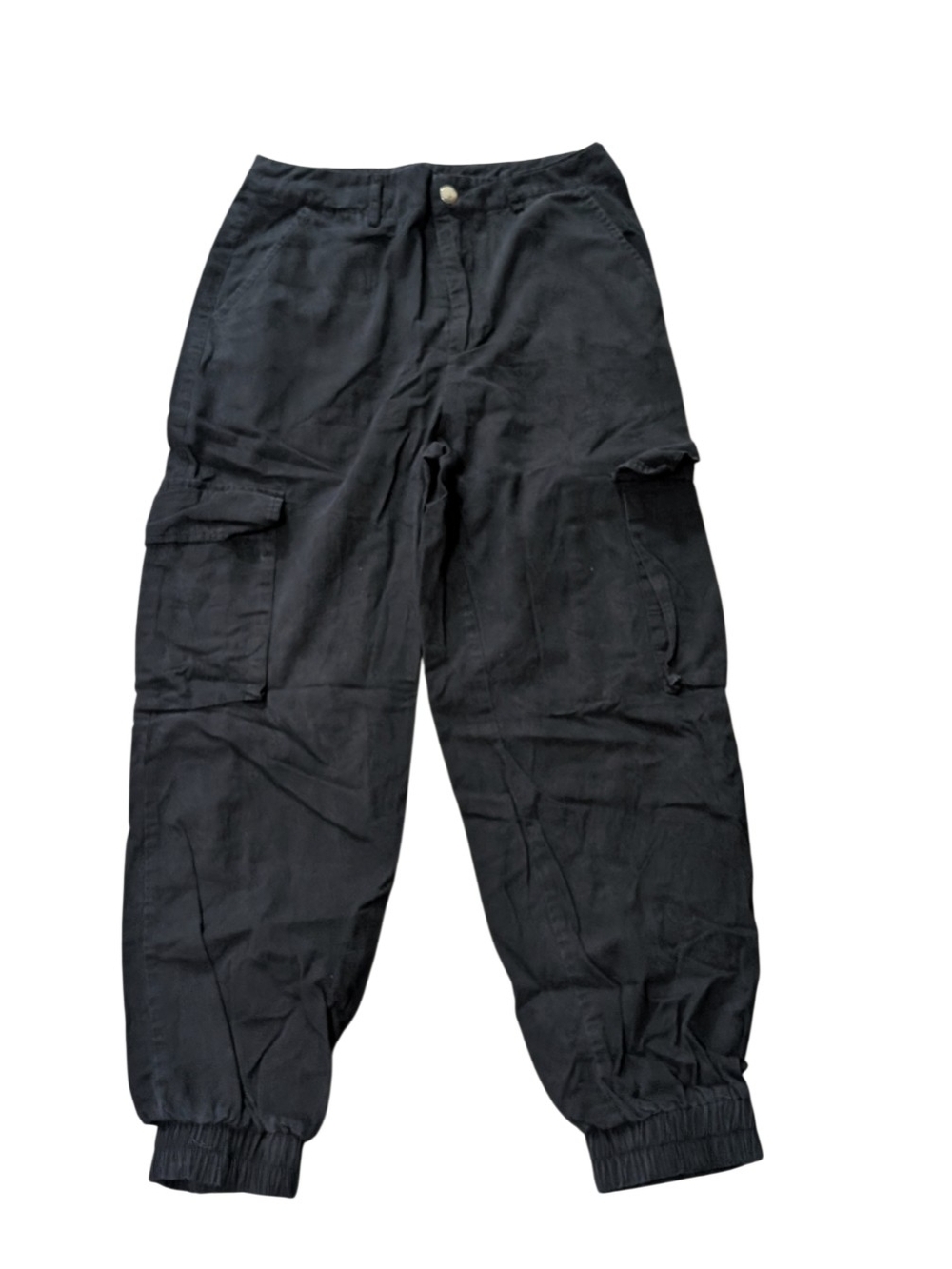 SHEIN Black Cargo Jogger Pants
